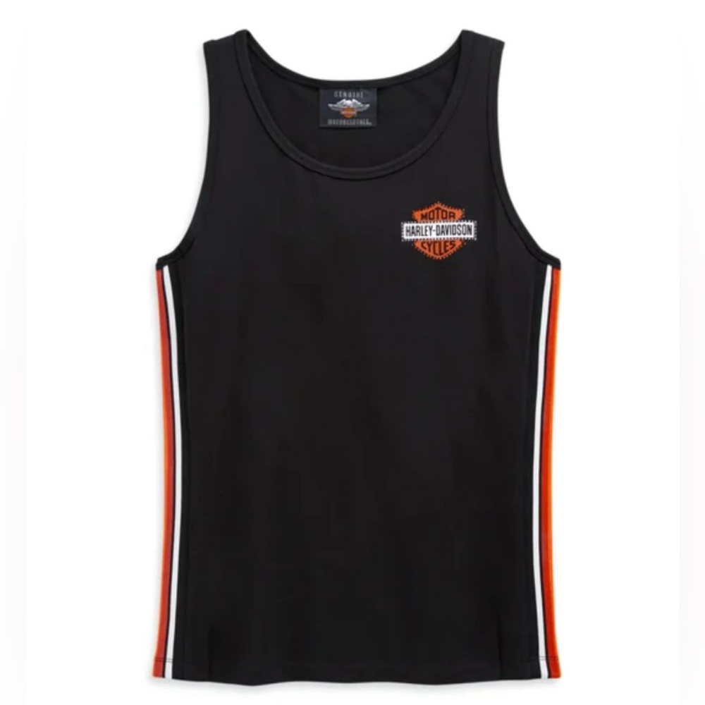 Harley Davidson Women’s Side Stripe Tank Size S
